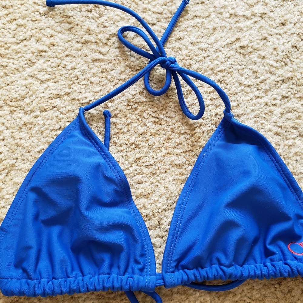 Blue bikini